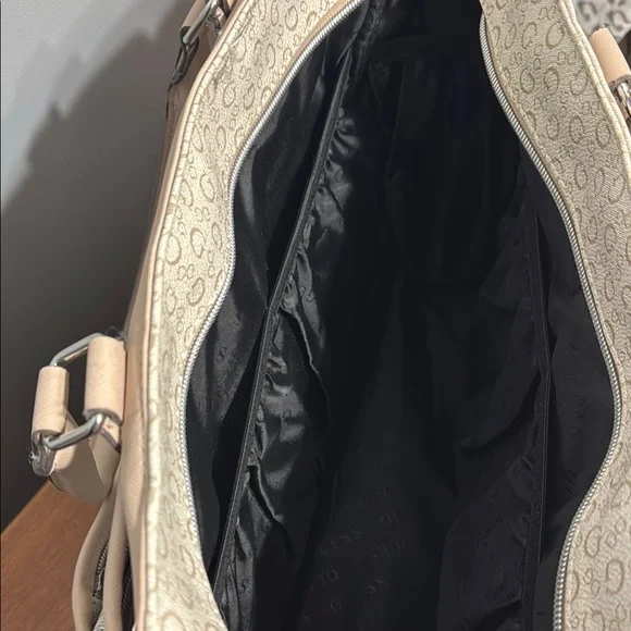 Guess Cream and Pink Women's Bag - Picture 7 of 8